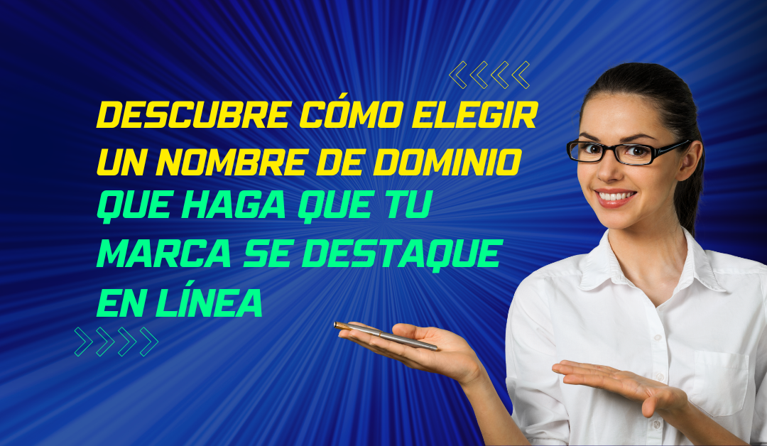 Elige un nombre de dominio relevante para tu sitio web