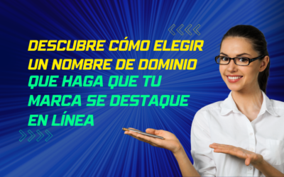 Elige un nombre de dominio relevante para tu sitio web